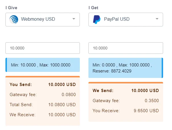 proses transfer webmoney to paypal